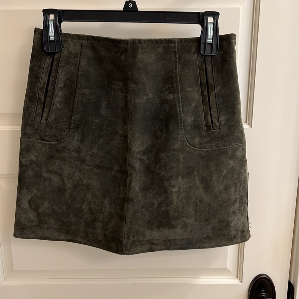 H&M Green Mini Skirt
